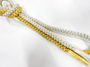 未使用品　正絹　手組帯締め